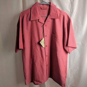 NWT Woodys Retro Lounge Button Down Shirt